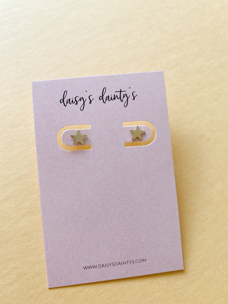 Gold Filled Star Studs